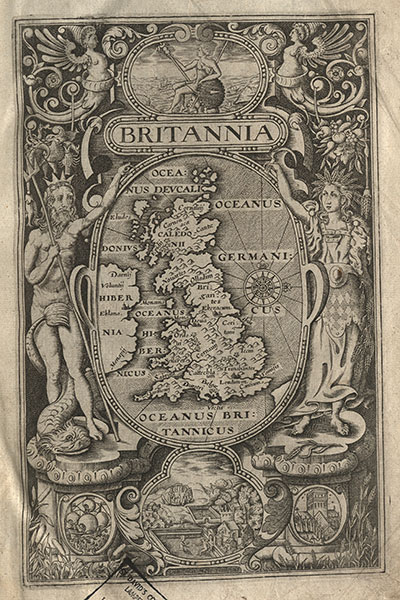 frontispiece Britannia by William Camden