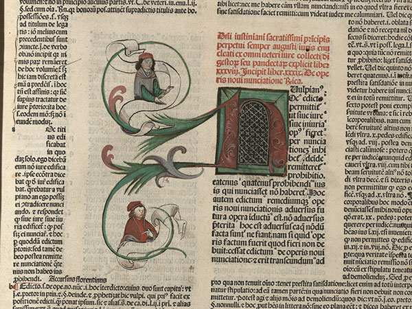Opening Page from Digestum Forum (Cropped)