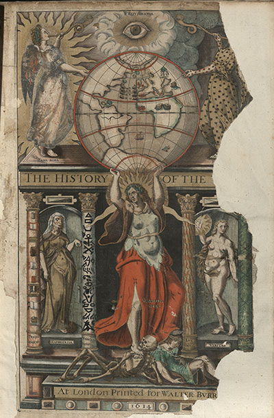 Title Page from History of the World